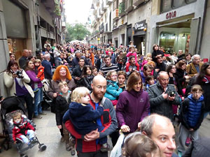 Fires 2015. Penjada del Tarl&agrave; a l'Argenteria amb la Mula Baba i la Girona Marxing Band