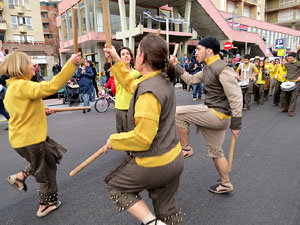 Girona10 2016. Cercavila de gegants i capgrossos amb Fal&middot;lera Gironina