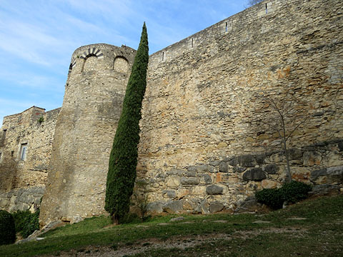 Torre de les Àligues i muralla de fundació romana