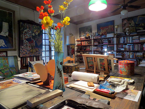 L'estudi de l'artista