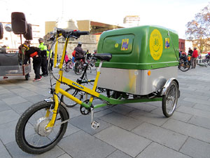 Bicicletada de Reis organitzada pel col&middot;lectiu Moute en bici