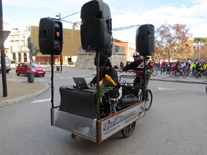 Bicicletada de Reis organitzada pel col&middot;lectiu Moute en bici