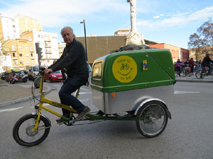 Bicicletada de Reis organitzada pel col&middot;lectiu Moute en bici