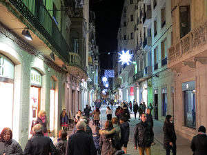 Nadal 2015 a Girona. La decoració nadalenca dels carrers