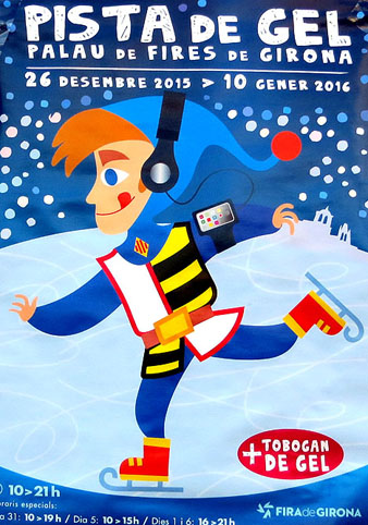 El Tarl&agrave;, al cartell de la Pista de Gel 2015 de Fira de Girona