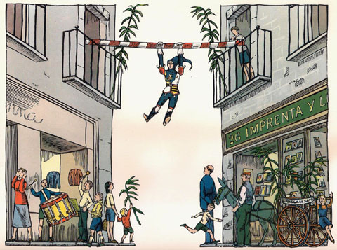 Diada de Sant Jordi de 1975. Festes de la Rambla i Argenteria