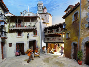 Nadal 2015 a Girona. Exposici&oacute; de pessebres a la Carbonera, organitzada per l'Associaci&oacute; de Pessebristes de Girona 