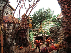 Nadal 2015 a Girona. Exposici&oacute; de pessebres a la Carbonera, organitzada per l'Associaci&oacute; de Pessebristes de Girona 