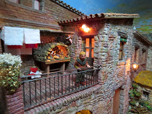 Nadal 2015 a Girona. Exposici&oacute; de pessebres a la Carbonera, organitzada per l'Associaci&oacute; de Pessebristes de Girona 