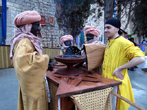 La Cavalcada de Reis 2016. El campament reial als Jardins de la Muralla