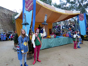 La Cavalcada de Reis 2016. El campament reial als Jardins de la Muralla