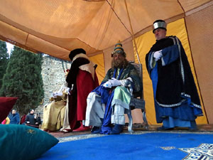 La Cavalcada de Reis 2016. El campament reial als Jardins de la Muralla