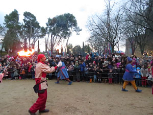 La Cavalcada de Reis 2016. El campament reial als Jardins de la Muralla