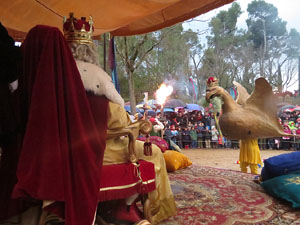 La Cavalcada de Reis 2016. El campament reial als Jardins de la Muralla