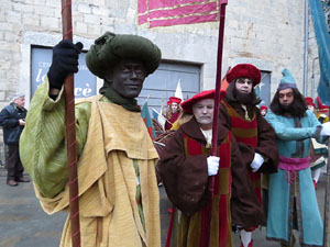 La Cavalcada de Reis 2016. La precavalcada pels carrers de Girona