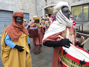 La Cavalcada de Reis 2016. La precavalcada pels carrers de Girona
