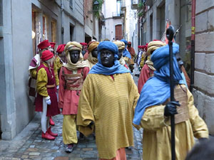 La Cavalcada de Reis 2016. La precavalcada pels carrers de Girona