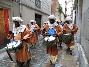 La Cavalcada de Reis 2016. La precavalcada pels carrers de Girona