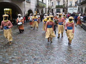 La Cavalcada de Reis 2016. La precavalcada pels carrers de Girona