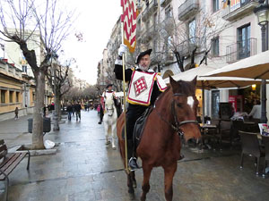 La Cavalcada de Reis 2016. La precavalcada pels carrers de Girona