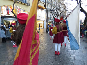 La Cavalcada de Reis 2016. La precavalcada pels carrers de Girona