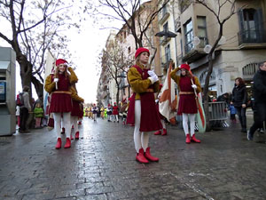 La Cavalcada de Reis 2016. La precavalcada pels carrers de Girona