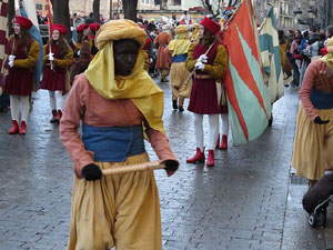La Cavalcada de Reis 2016. La precavalcada pels carrers de Girona