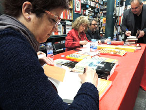 Sant Jordi 2016 a la Llibreria Geli. Signatures de llibres