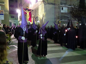 Setmana Santa 2016 a Girona. Process&oacute; del Sant Enterrament