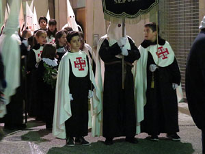 Setmana Santa 2016 a Girona. Process&oacute; del Sant Enterrament