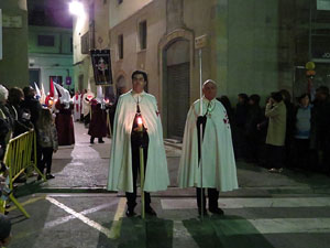 Setmana Santa 2016 a Girona. Process&oacute; del Sant Enterrament