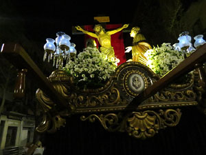 Setmana Santa 2016 a Girona. Process&oacute; del Sant Enterrament