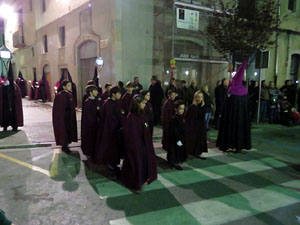 Setmana Santa 2016 a Girona. Process&oacute; del Sant Enterrament