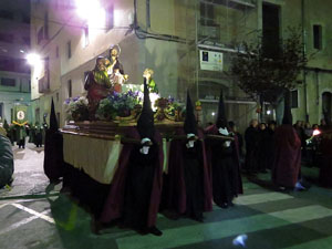 Setmana Santa 2016 a Girona. Process&oacute; del Sant Enterrament
