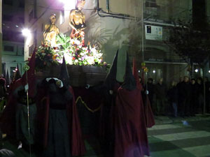 Setmana Santa 2016 a Girona. Process&oacute; del Sant Enterrament