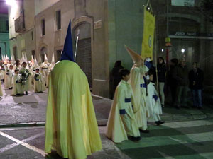 Setmana Santa 2016 a Girona. Process&oacute; del Sant Enterrament