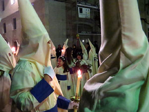 Setmana Santa 2016 a Girona. Process&oacute; del Sant Enterrament