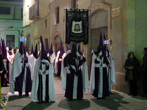 Setmana Santa 2016 a Girona. Process&oacute; del Sant Enterrament