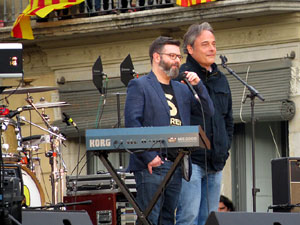 Festival Strenes 2016. Concert inaugural al terrat del punt d'Informaci&oacute; de la Rambla a c&agrave;rrec de Love of Lesbian