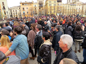 Festival Strenes 2016. Concert inaugural al terrat del punt d'Informaci&oacute; de la Rambla a c&agrave;rrec de Love of Lesbian