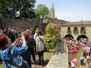 Temps de Flors 2016. Diversos espais del Passeig Arqueològic