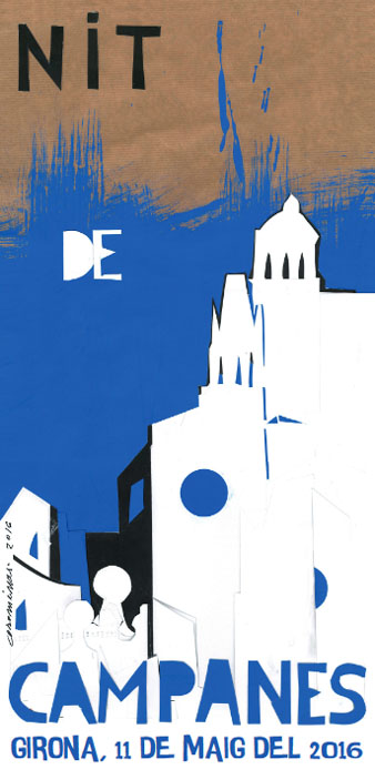 Cartell de l'esdeveniment, obra de Quim Corominas