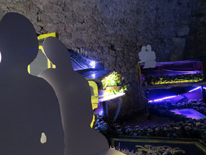 Temps de Flors 2016. Museu d'Hist&ograve;ria de Girona: espais de la Carbonera, la Cisterna, la Terrassa del Museu i l'Assecador