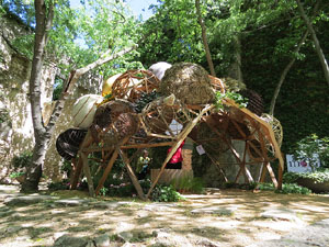 Temps de Flors 2016. Muntatges i instal&middot;lacions als Jardins dels Alemanys