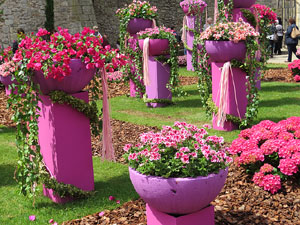 Temps de Flors 2016. Muntatges i instal&middot;lacions a la pla&ccedil;a dels Jurats