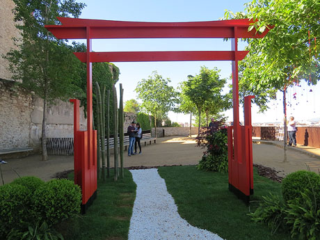 Temps de Flors 2015. Mirador del carrer de les Dones