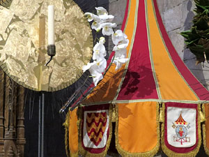 Temps de Flors 2016. Esgl&eacute;sia de Sant Feliu. La nau i les capelles laterals