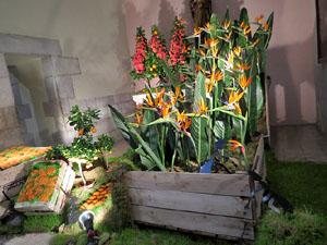 Temps de Flors 2016. Muntatges i instal&middot;lacions a l'esgl&eacute;sia de Sant Mart&iacute; - Seminari