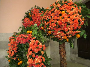 Temps de Flors 2016. Muntatges i instal&middot;lacions a l'esgl&eacute;sia de Sant Mart&iacute; - Seminari