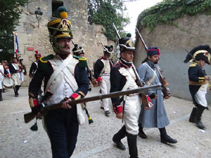 VIII Festa Reviu els Setges Napole&ograve;nics de Girona. Escena 4. Carrer de Pere de Rocabert&iacute;